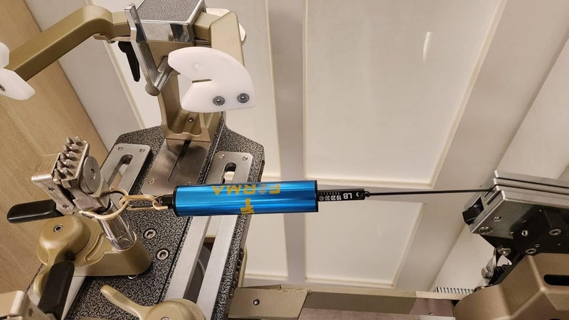 FORMA S.F. Sports Tennis Stringing Machine Tools Racket String Assistance Tension Calibrator for Tennis Badminton Squash Racquet Including Operating Hardware - Image 5
